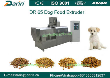 Automatische Hundefutter Extruing-Maschine des Edelstahl-DR65/trockene Haustier-Lebensmittelverarbeitungs-Linie