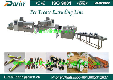 Schoßhund-Nahrungsmittelextruder-Maschine der Kapazitäts-100kg/h, Hundefutterherstellungsausrüstung