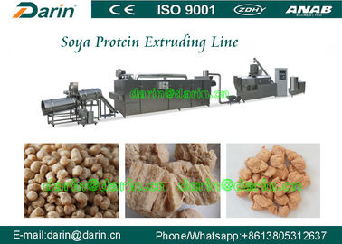 Energiesparende Soja-Extruder-Maschine, Soja-Nugget-Lebensmittelverarbeitungs-Ausrüstung