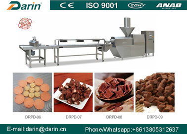 100 natürliches stoßartiges Festlichkeits-Haustier-Lebensmittelproduktions-Fließband Hühnerbrust-Nahrung- für Haustieremaschine SUS 304