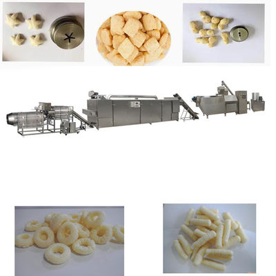 MK -65 Puff Mais-Snack-Verarbeitungsanlage Full Life Service Doppelschneckenextruder
