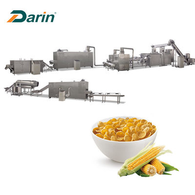 165kw 300kg/hr Corn Flakes die Getreide, die Maschine herstellen