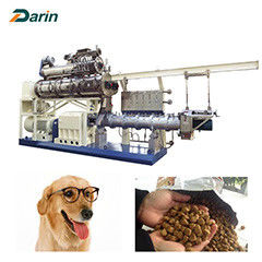 Nahrung- für Haustiereextruder-Maschine PLC-Steuer5ton 150kg/Hr für Hundefestlichkeiten