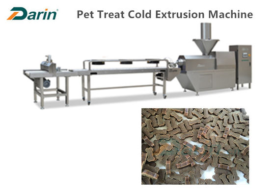 Stoßartiges Haustier-Lebensmittelproduktions-Fließband 300-500kg/hr Hundefutter-Herstellungsausrüstung