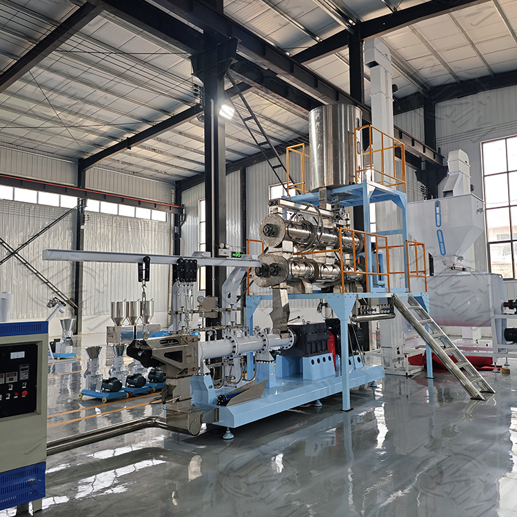 Fischen Sie Nahrung- für Haustiereextruderfertigungsstraße, Hundefutterherstellermaschine