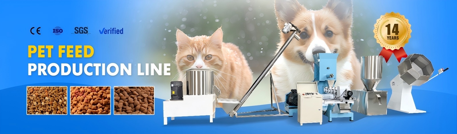 Nahrung für Haustiere Extruder