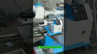 40-150 kg/h Trockenfutter-Pelletextruder-Linientest in unserer Fabrik