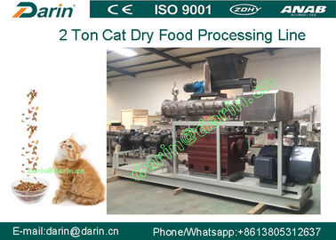 Hundefisch-Katzen-Nahrung- für Haustiereextruder-Produktlinie des Edelstahl-304