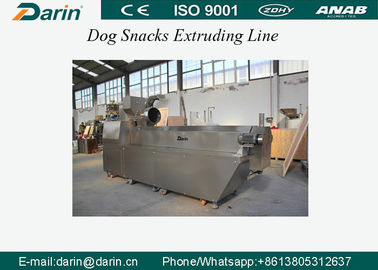 DRD-100/DRD-300 machten halb Extrudermaschine der Schoßhundfestlichkeiten/des Hundezahnmedizinische Kauens Nahrungsmittelnass