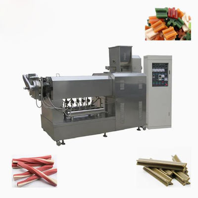 Hundeimbiss-Hundefutter-Fertigungsstraße Simens PLC und Touch Screen mit dem CER bescheinigt