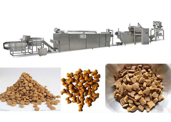 Extruder für Tiernahrung Fischpellets Produktionslinie 5300 x 1100 x 2300 mm