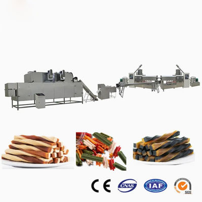 Automaticlly-Hundefleischige Stock-Nahrung für Haustiere, die Maschine Munchy Stip Herstellung macht
