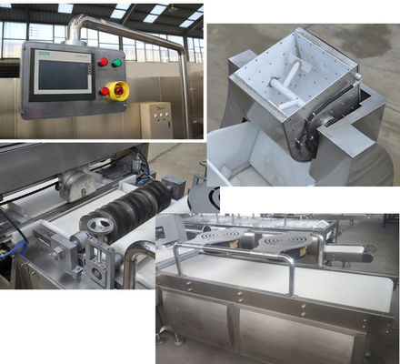 MK-75 Erdnussriegel Schneide- und Herstellungsmaschine mit Siemens SPS