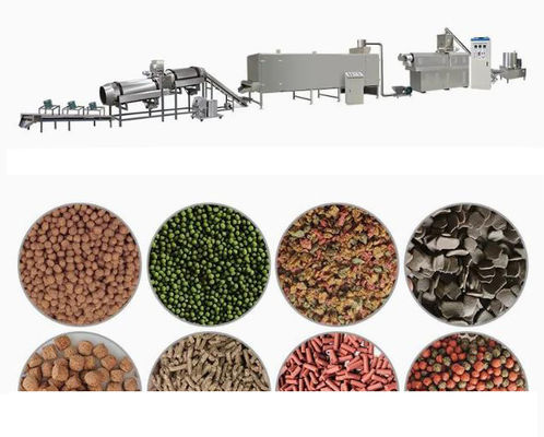 Gesünderes Futter für Haustiere Extruder Schwebendes Fischfutter / Hundepellets / Verarbeitungsanlage