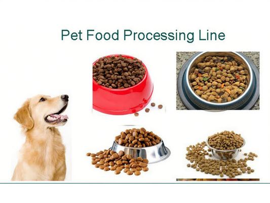Gesünderes Futter für Haustiere Extruder Schwebendes Fischfutter / Hundepellets / Verarbeitungsanlage
