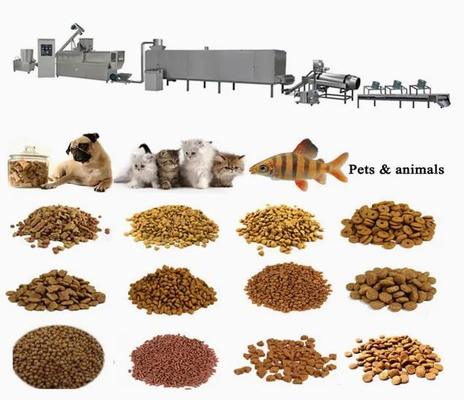 Gesünderes Futter für Haustiere Extruder Schwebendes Fischfutter / Hundepellets / Verarbeitungsanlage