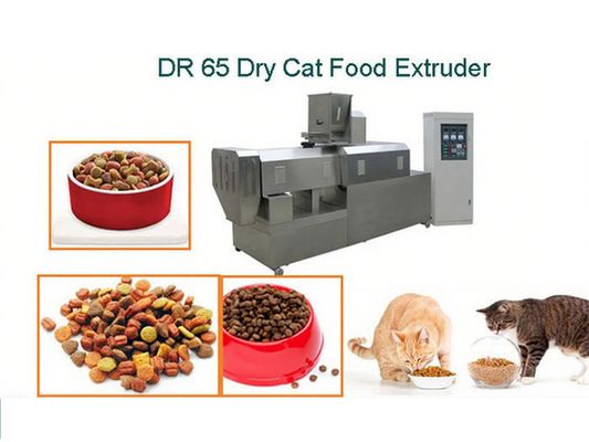 Gesünderes Futter für Haustiere Extruder Schwebendes Fischfutter / Hundepellets / Verarbeitungsanlage