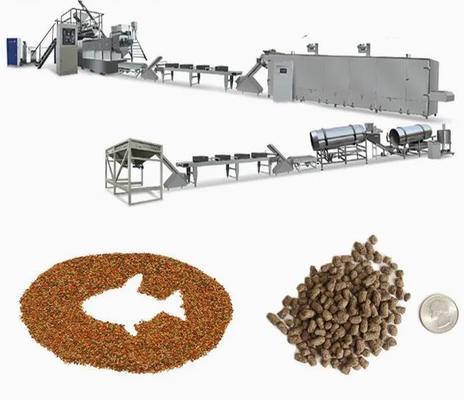 Gesünderes Futter für Haustiere Extruder Schwebendes Fischfutter / Hundepellets / Verarbeitungsanlage