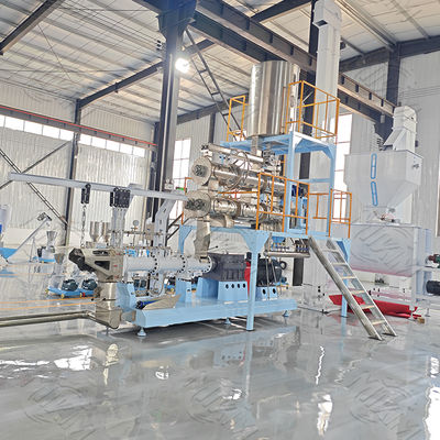 Zwillingsschraubenextrudermaschine für die Produktion von Fischsnacks für Haustiere