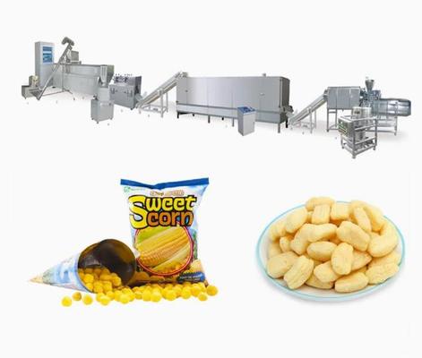 Snack-Food stieß Mais-Imbiss-Extruder-Maschine luft