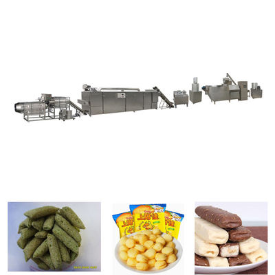 Mais-Hauch-Imbiss-Maschinen-Hauch-Extruder-Maschine mit WEG-Bewegungsdreijähriger Garantie