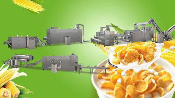 Corn Flakes Siemens PLC SS 300kg/hr, die Maschine herstellen