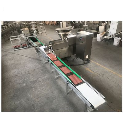 Des Fleischstangeneintritts des SUS304 Nahrung- für Haustiereextruders Schrauben-Edelstahlfertigungsstraße der automatischen Verdrängung kalten einzelne