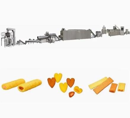 Hafer-Weizen-Reis-Hauch-Extruder-Maschine ausgerüstet mit Verpackungsmaschine