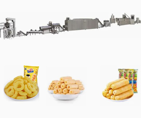 Leckere Maiskäse Puff Snacks Machmaschine mit CE-Zertifizierung