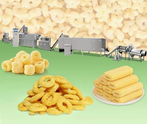 Hochleistungsmaschine mit mittlerer Kapazität zur Herstellung von Puff Corn Snacks 380v SS304
