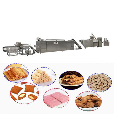 Automatische Doppelschrauben-Nahrungsmittelextruder-Maschinen-verschiedene Formen der verdrängten Nahrung