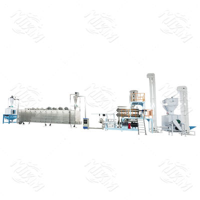 Ununterbrochener automatischer Nahrung- für Haustiereextruder-sich hin- und herbewegende Fisch-Zufuhr-Extruder-Maschine mit doppelter Schraube