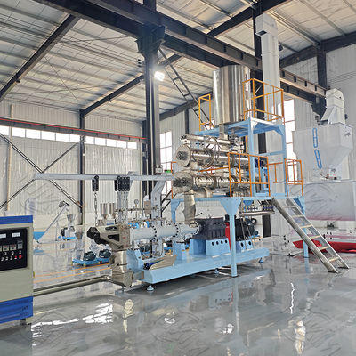 Weizen Reis Mais  Entfettetes Sojamehl Tierfutter Extruder Fischfutter Extruder Maschine