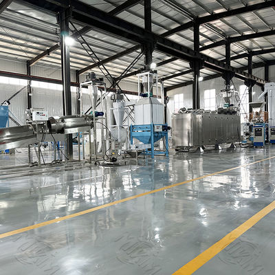 Doppelschnecken-Haustierfutterextruder 2 - 5 Tonnen Hunde-Futterverarbeitungsanlage