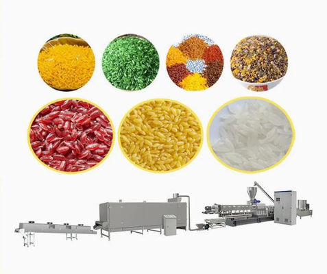 Snack-Food-Extruder-Maschinen-/künstlicher Reis-Verdrängungslinie mit CER