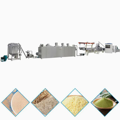 Verdrängende vor- gelatinierte Säuglingsnahrungs-Extruder-Maschine für Nahrungs-Pulver