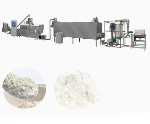 NAHRUNGSpulver Nahrungsmittelextruder-Maschine 200-250kg/h der Doppelschraube Verdrängungs