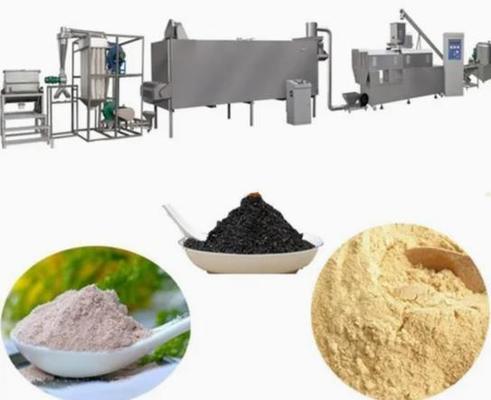 Automatisches Edelstahlmaterial des hohen Ertrags mit verschiedenen Formen der verdrängten Nahrungsmittelzwillingsschrauben-Verdrängungslinie