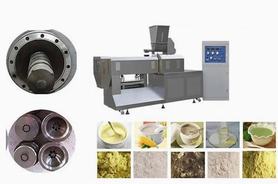 Automatisches Edelstahlmaterial des hohen Ertrags mit verschiedenen Formen der verdrängten Nahrungsmittelzwillingsschrauben-Verdrängungslinie