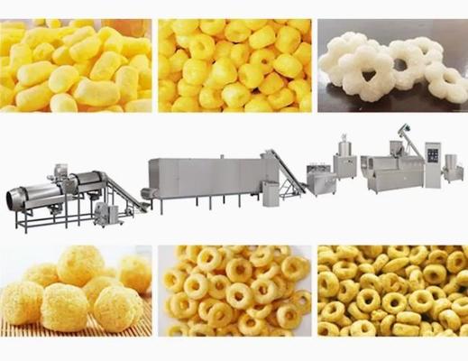 Imbiss-knusperige Chips/Schraube/Shell/brieten Kugel-Imbiss-Extruder-Maschine