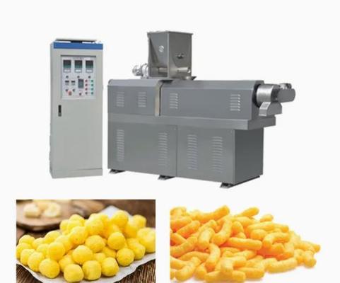 Imbiss-knusperige Chips/Schraube/Shell/brieten Kugel-Imbiss-Extruder-Maschine