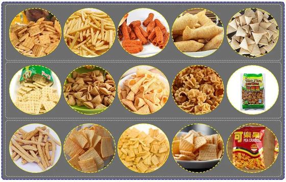 CER ISO9001 genehmigte 3D 2D Extruded Snack-Food-Produktlinie braten