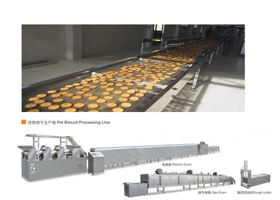 Humam/Haustier-Essenkurze Hundekekserzeugungs-Maschinen-halb Hartkeks-Produktion