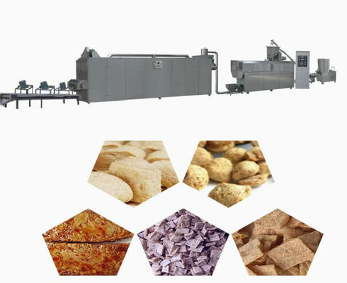 Sojabohne maserte Protein Soja-Extruder-Maschine, Corn- Flakesmaschinerie