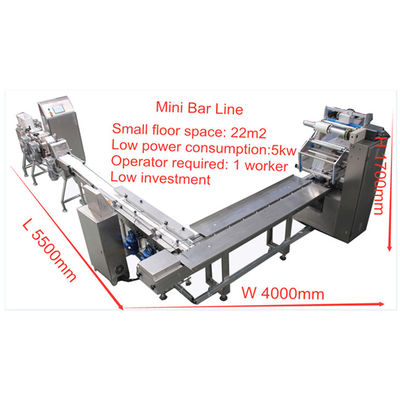 150mm 90pcs/Min Cereal Bar Making Machine mit Schneider