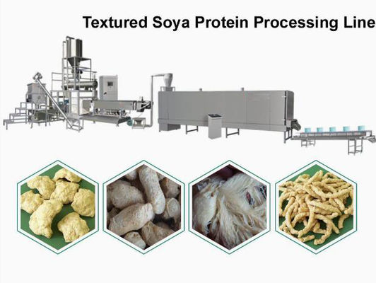 Lose Beschaffenheit Soja-Extruder-Maschine, Maishauch, der Maschine herstellt