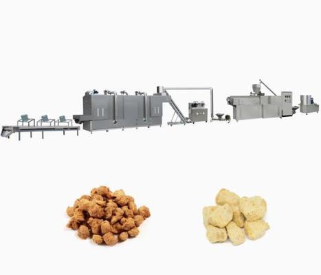 Strukturierte Soja-Extrudermaschinen-/-Sojanuggetextruder Fertigungsstraße
