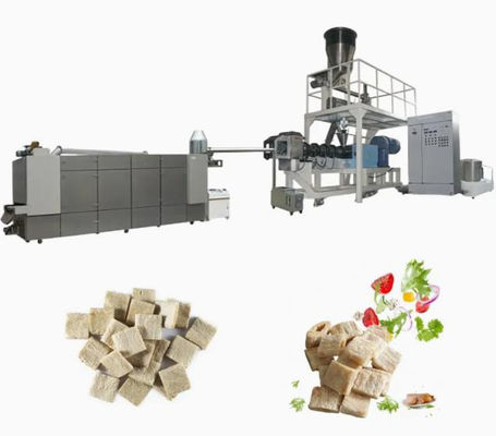 Strukturierte Soja-Extrudermaschinen-/-Sojanuggetextruder Fertigungsstraße