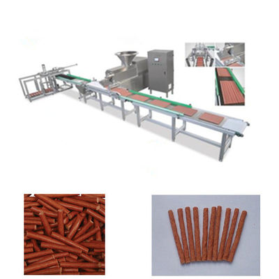 Hundeimbiss-kalte Extruder-Maschine für die Herstellung von Fleisch-Streifen kauen