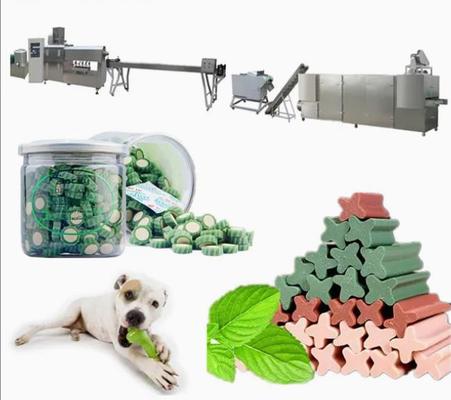 Verschiedene Formen streicheln Festlichkeits-Maschinen-Hund kaut Snack-Food-Verarbeitungs-Ausrüstungs-Extruder
